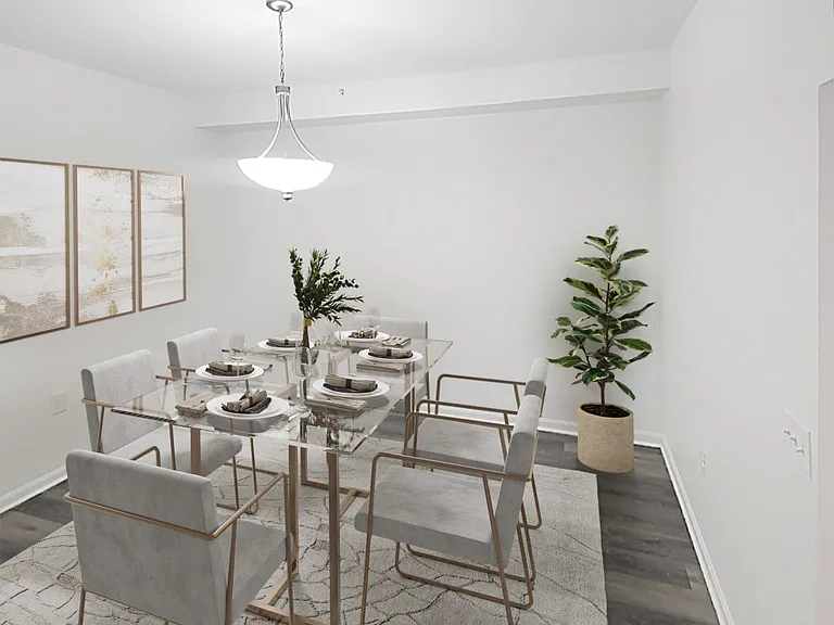 Cascades Suites Renovated Apartment Dining Room