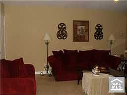 Living Room with New Carpet