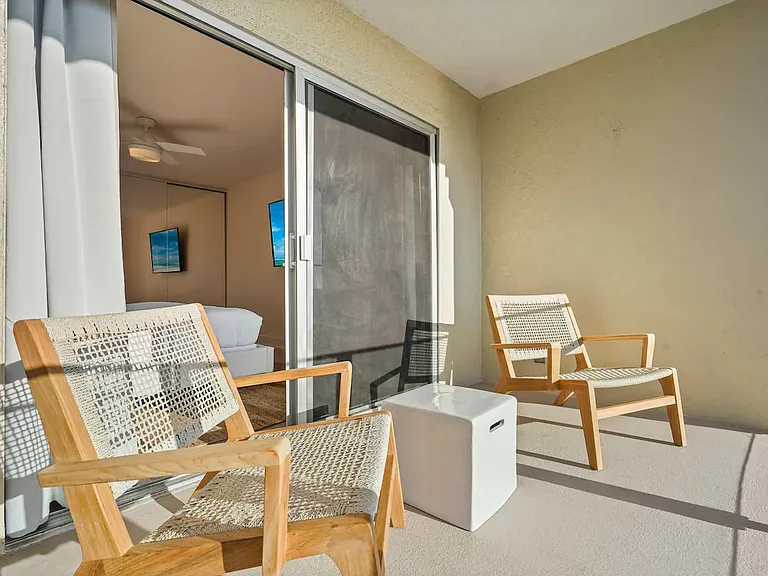 Take in stunning coastal views and the calming sounds of the ocean from the balcony.