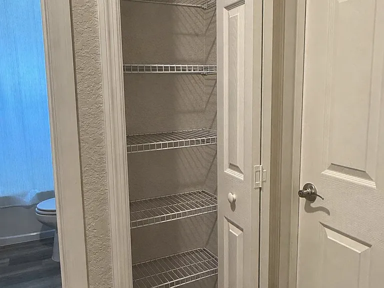 Guest bathroom's closet