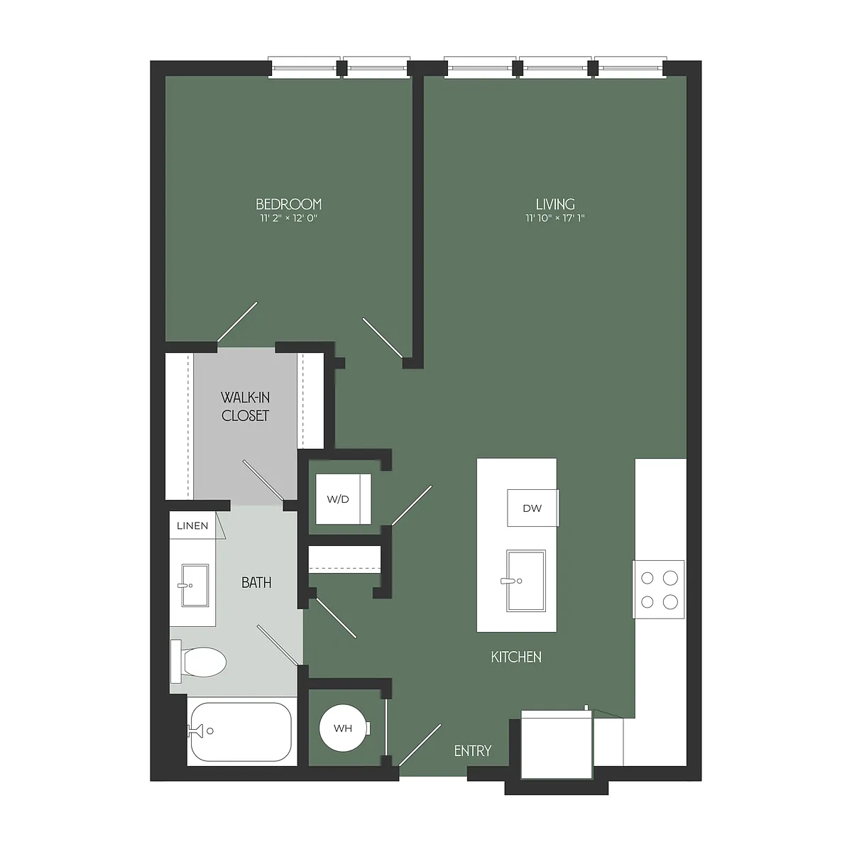 Floor plan A13