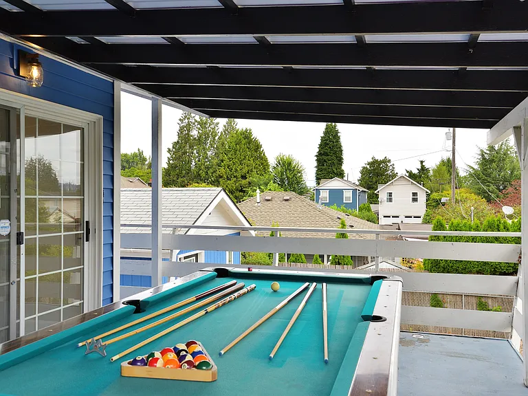 1st Floor - Deck (w/ Pool Table)