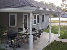 Covered back patio 