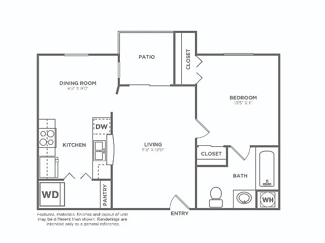 Floor plan A1Q