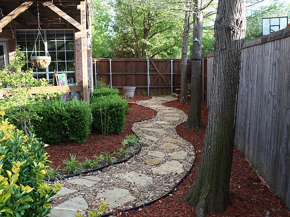 side yard/garden walk