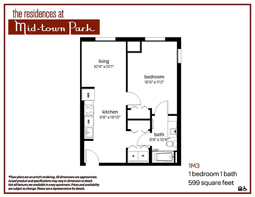 Floor plan 1M3