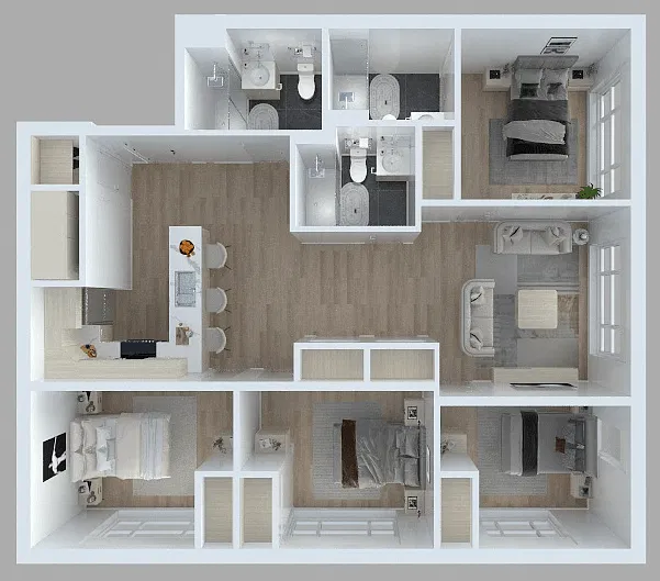 Floor plan D1