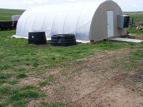18' X 28' heated greenhouse