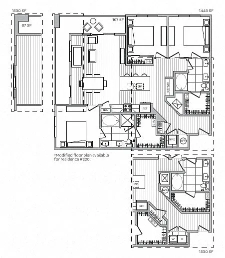 Floor plan Q