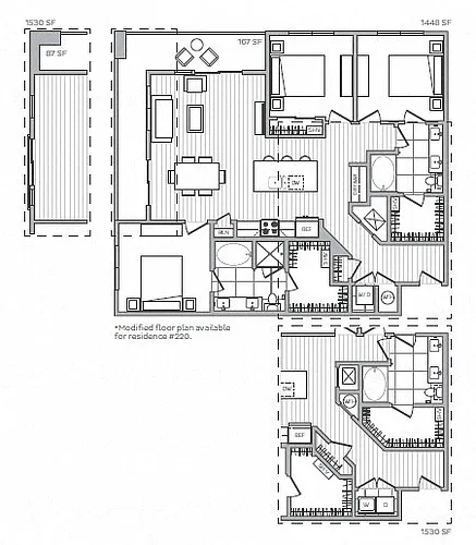 Floor plan Q