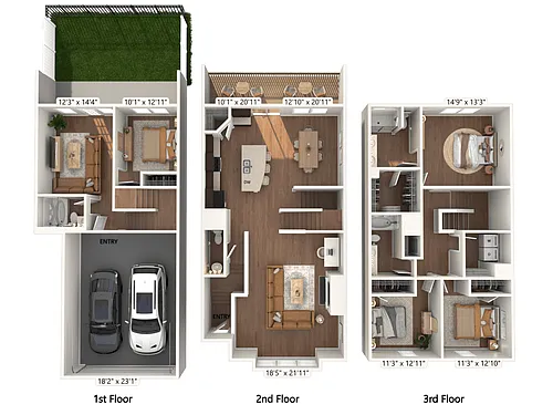 Floor plan D1T