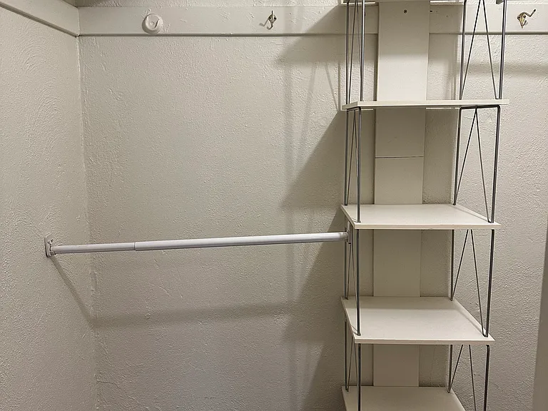Bedroom walk-in closet