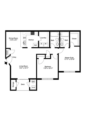 Floor plan Purcell