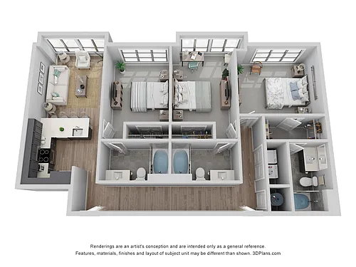 Floor plan B-3C1