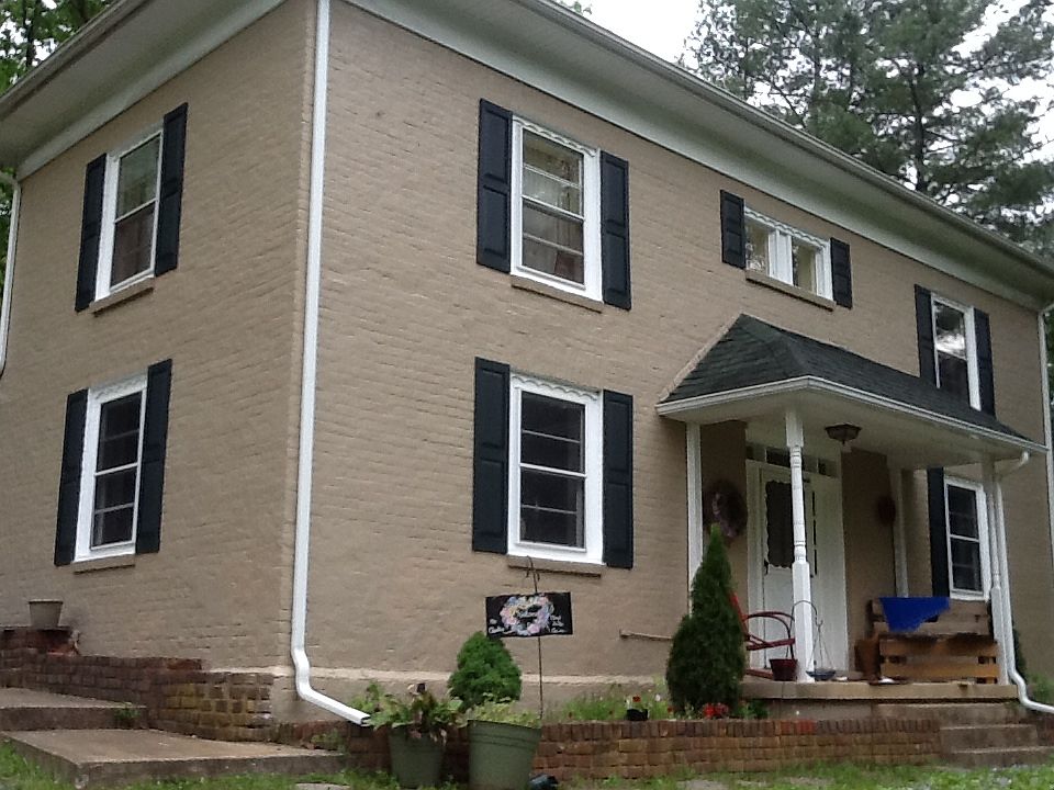 1930 painted brick Federal