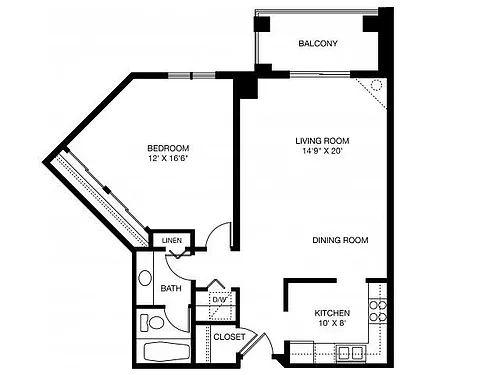 Floor plan 1B