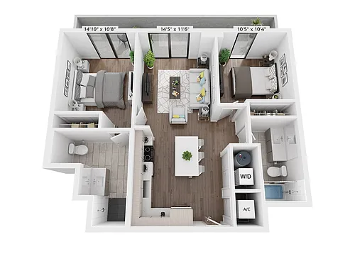 Floor plan B2