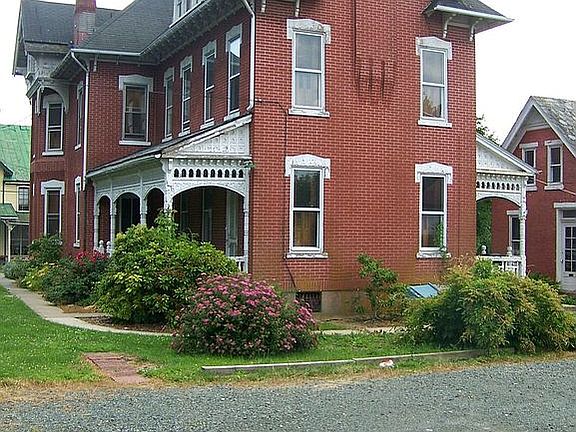 Rear view of Victorian Home
