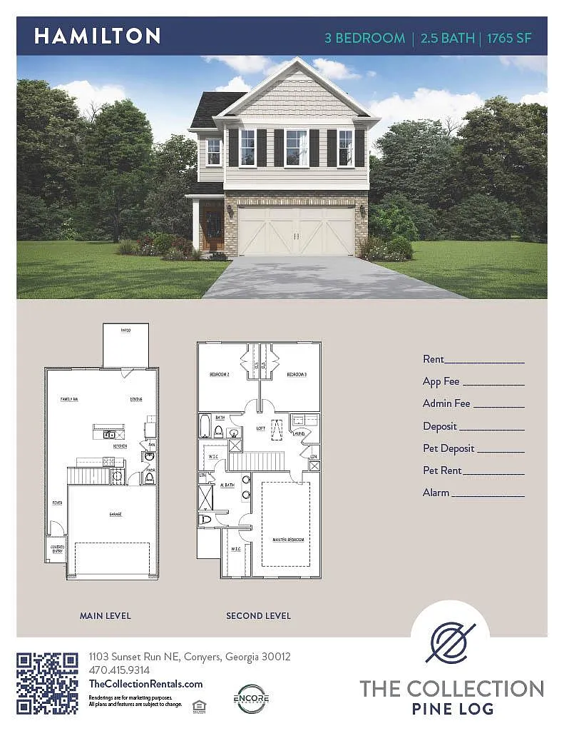 Floor plan Hamilton
