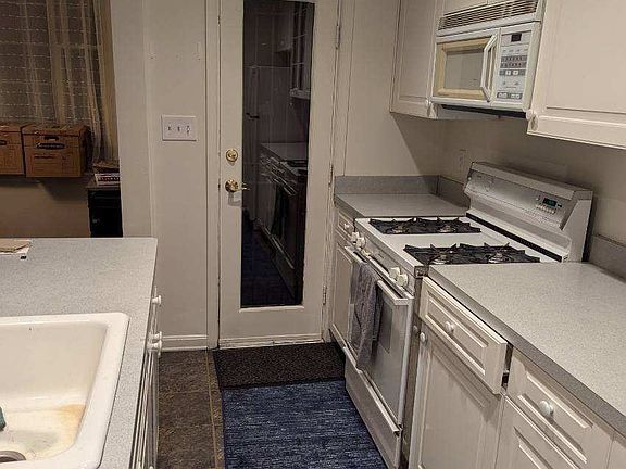 Kitchen and rear door
