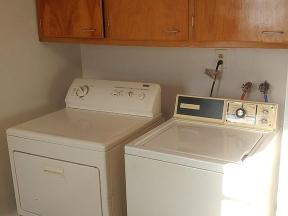 In-kitchen laundry with storage!