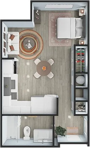 Floor plan Studio