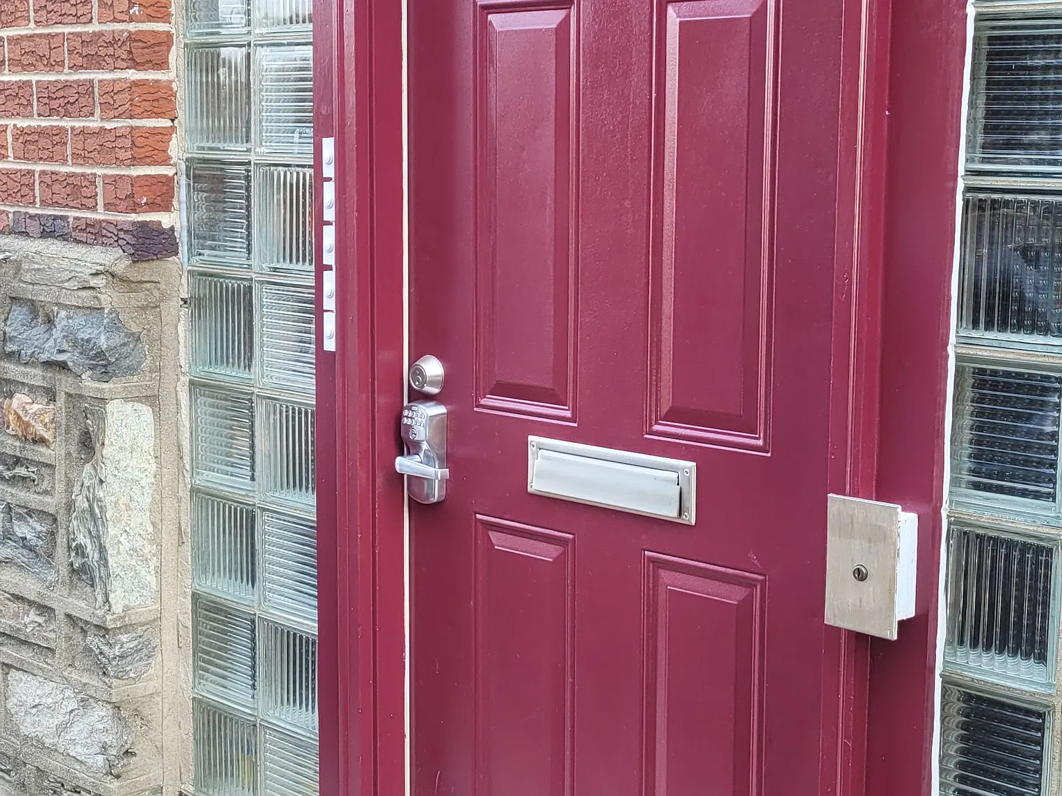 Side entrance