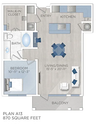 Floor plan A13