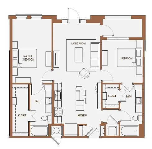 Floor plan B1-2