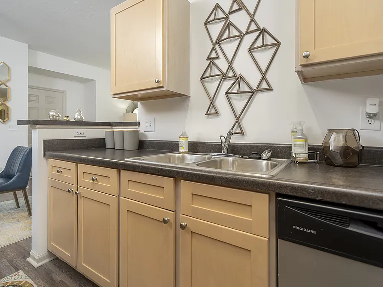 A kitchen designed for hosting and sharing.