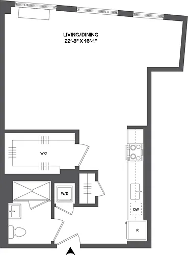 Floor plan Studio-SB-2.1