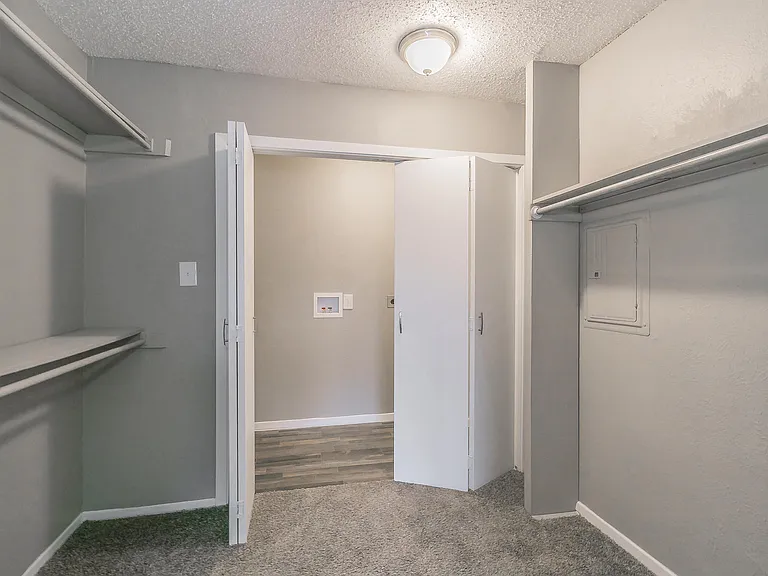 Enjoy spacious closets