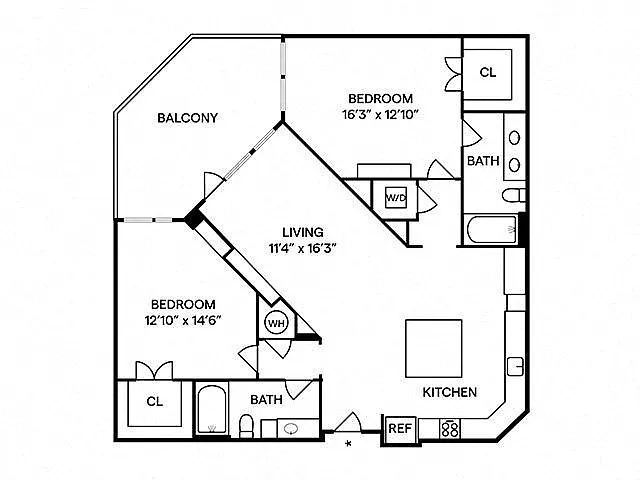 Floor plan B4 1614