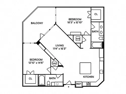 Floor plan B4 1614