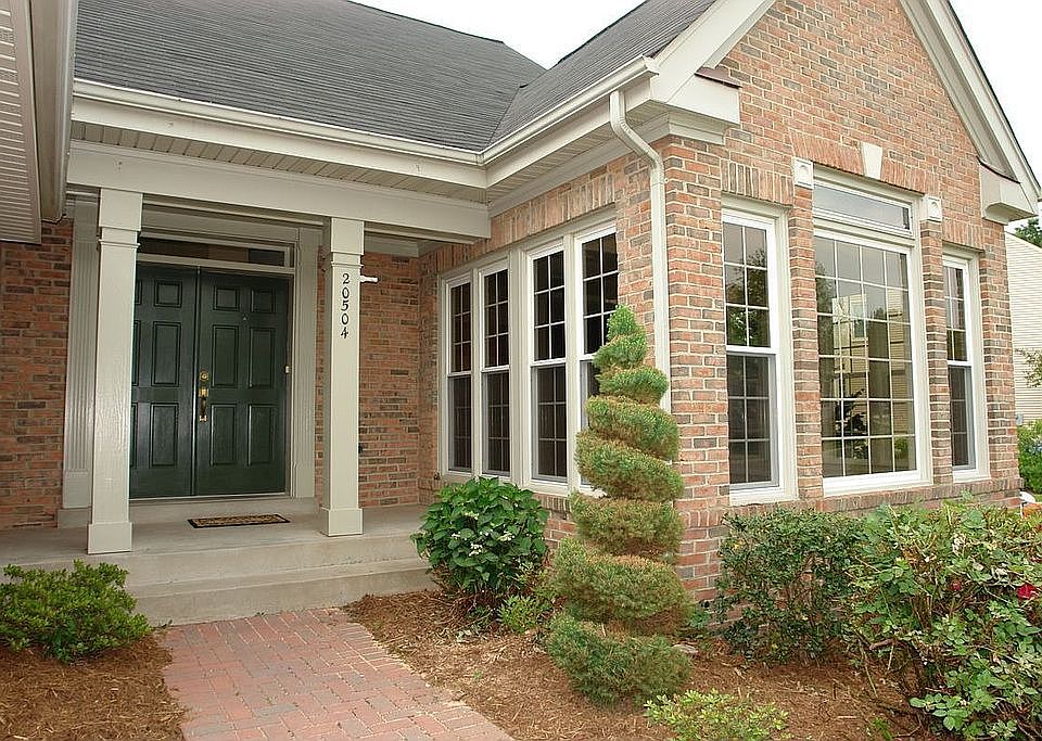 front of the house 