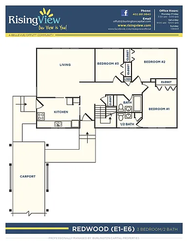 Floor plan Redwood
