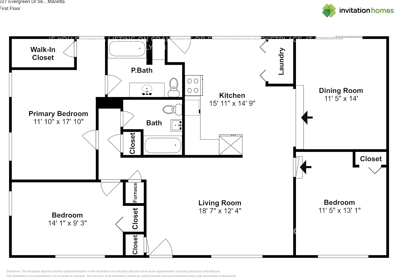 227 Evergreen Dr SE Marietta, GA 30060 — Photo 2
