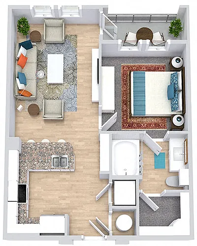 Floor plan Comet