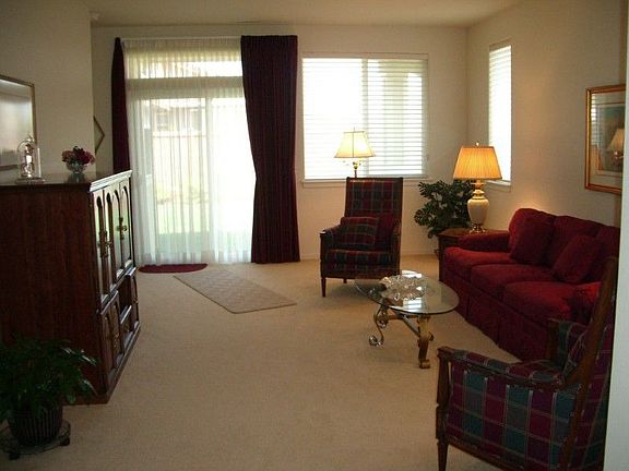 Sliding glass door to the covered patio out back off living room
