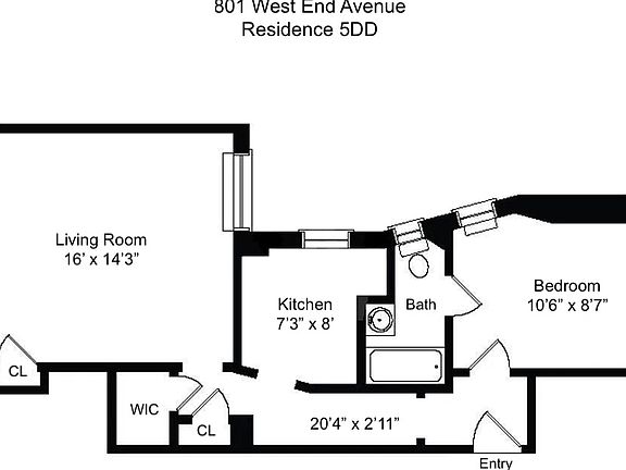 2nd image of 801 W End Ave APT 5DD