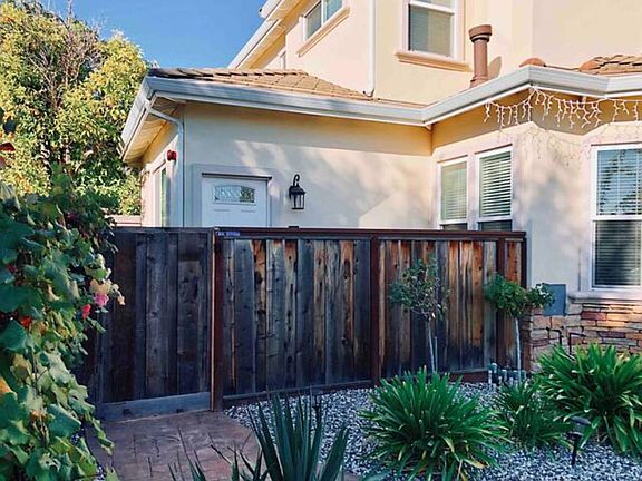 Private entrance to room to the left of the house