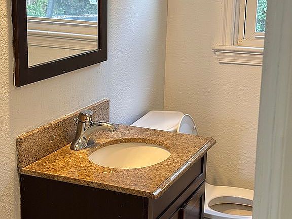 Hallway bathroom