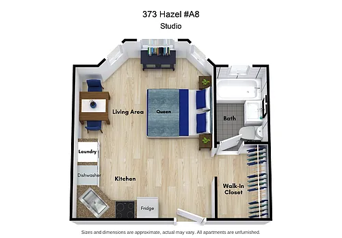 Floor plan Studio