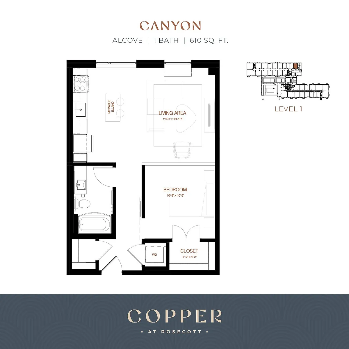 Floor plan Canyon - ALCOVE