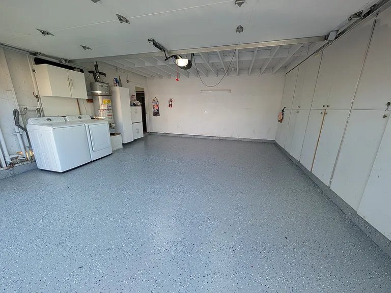 Garage with plenty of storage