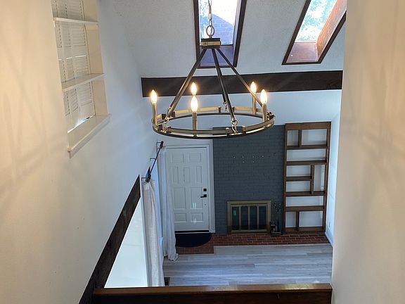View of family room from 2nd floor landing