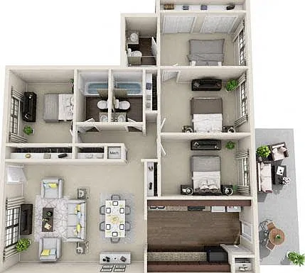 Villages at Parktown Apartment Homes — Photo 32