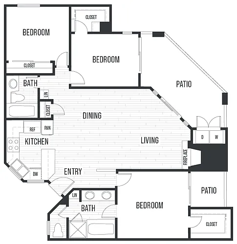 Floor plan Valentia Plan 3A