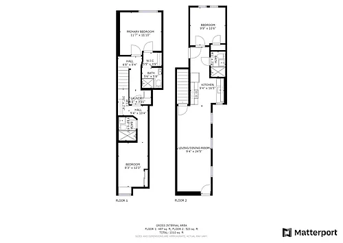 Floor plan 1947 N 18th St
