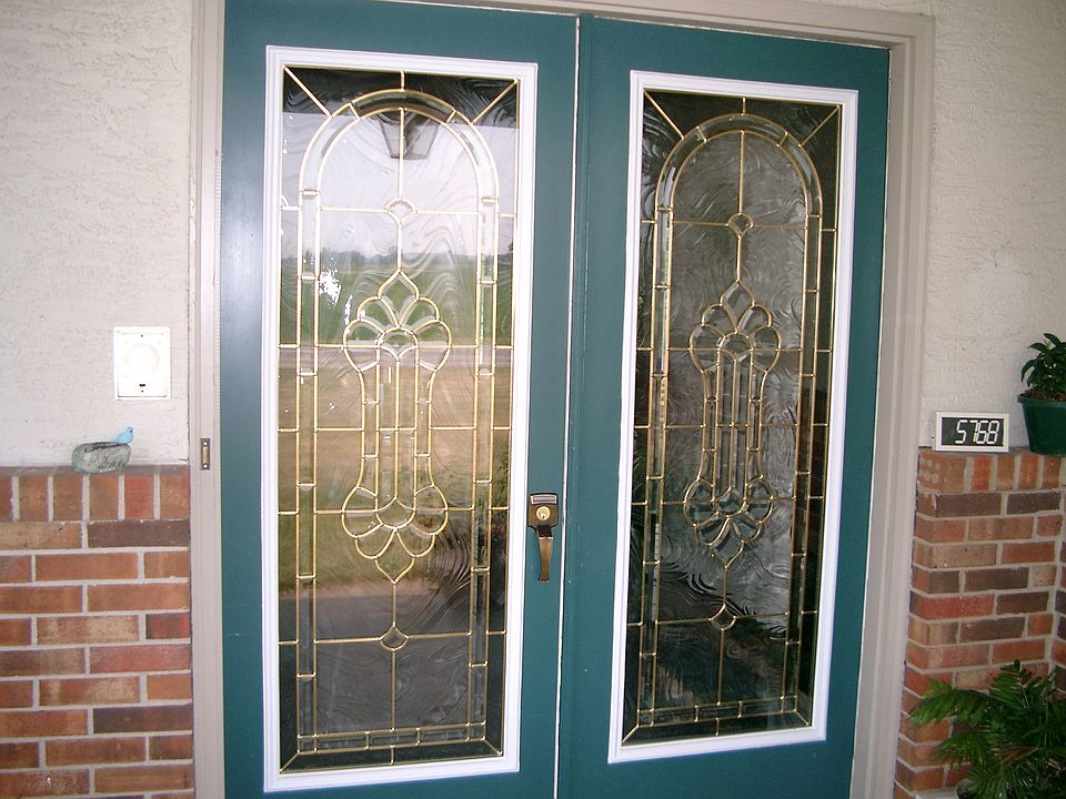 Designer double doors